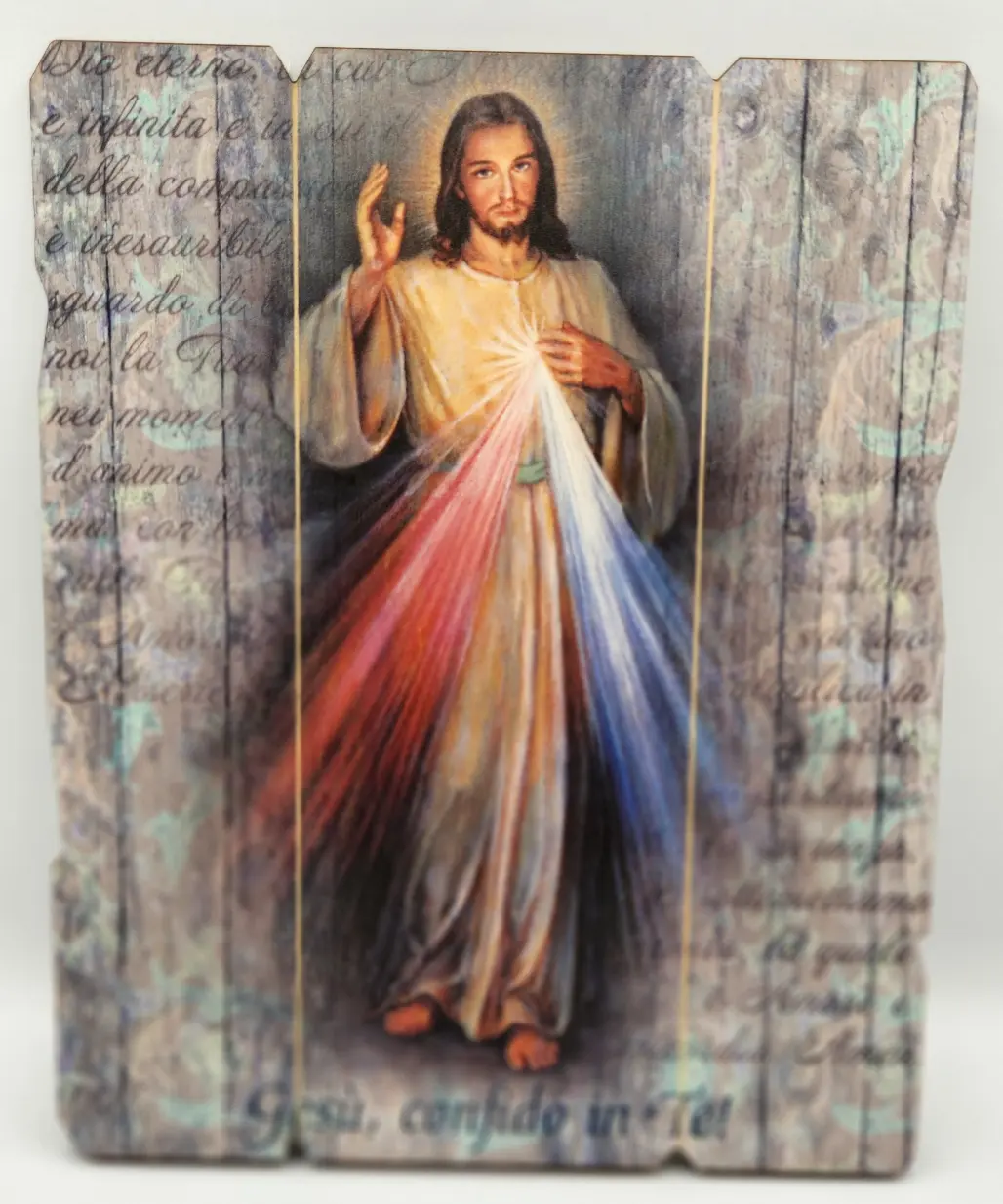 Obraz z drewna Jezus Miłosierny